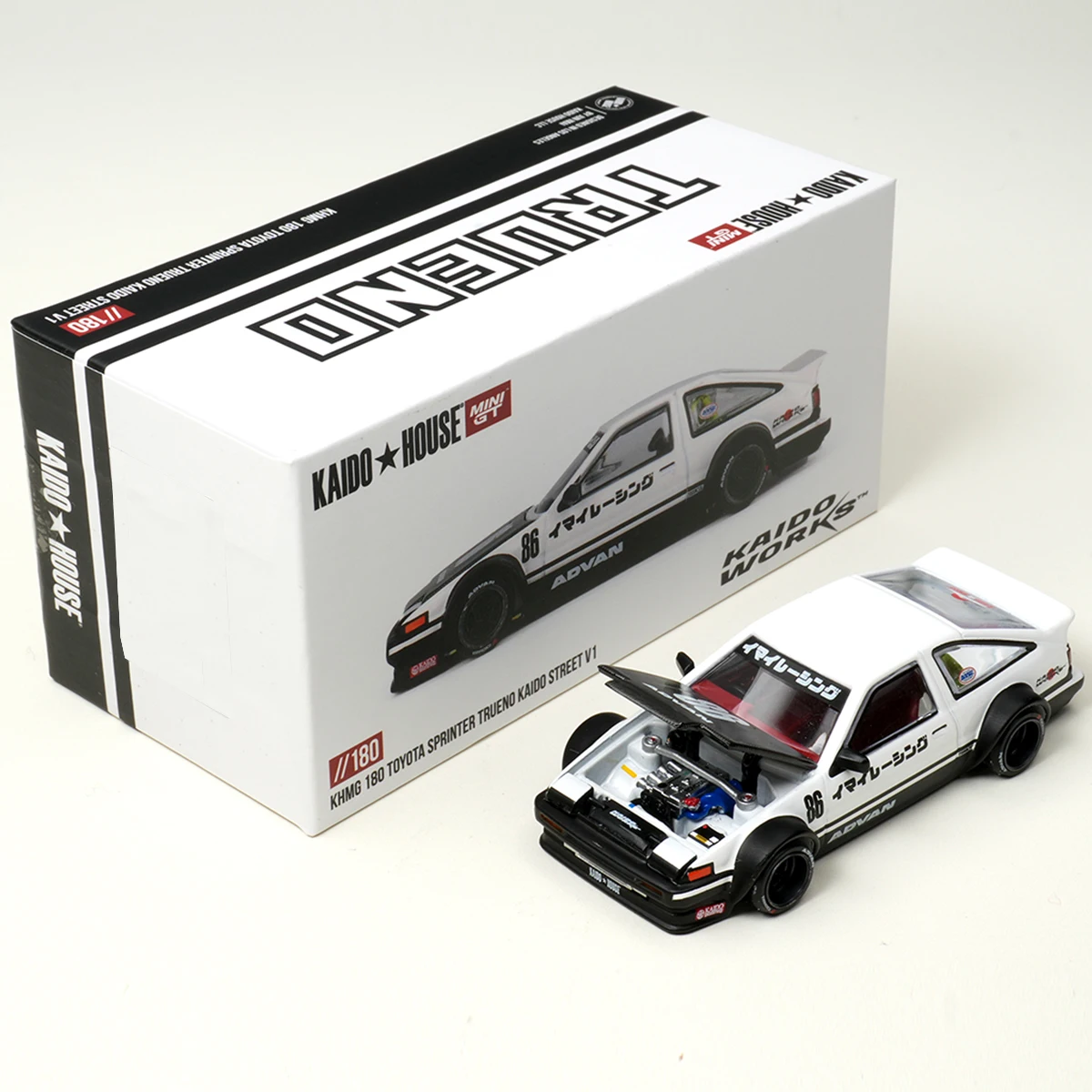 カイドーハウス MINIGT 在庫あり 1:64 トヨタ スプリンター トレノ