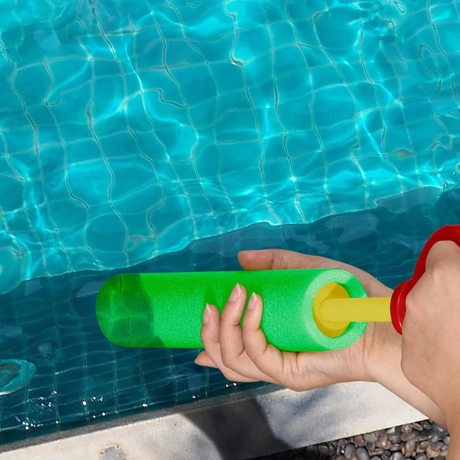 Summer beach water toy children's large draw type foam water gun EVA material high-pressure water gun outdoor water play 3