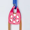30KN Climbing Rope Pulley Certificated Climbing Rescuing Mountaineering Rigging Swing Sheave Rescue Work at Heights Pulley 3