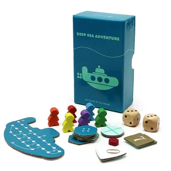 Gioco da tavolo per avventure in acque profonde Gioco per feste in famiglia Multigiocatore Raccolta divertente Gioco di carte Giocattolo Amico Interazione Giocattolo Caccia al tesoro
