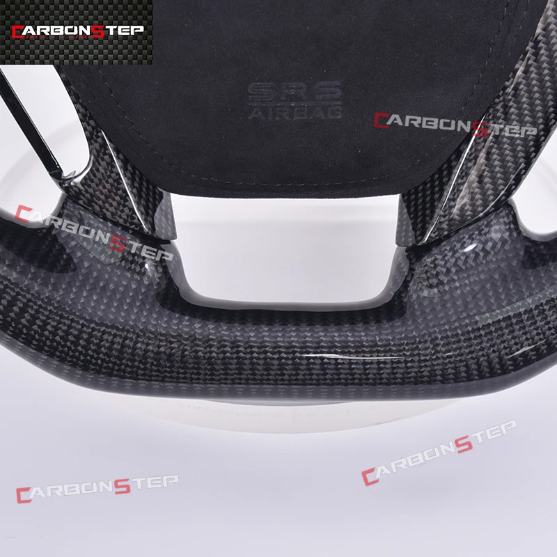 메르세데스 벤츠용 탄소 섬유 LED 스티어링 휠, 가죽 업그레이드, W205 AMG W212 W213 CLA C300 S550 C63 AMG GT SL500 G63 SLK R172