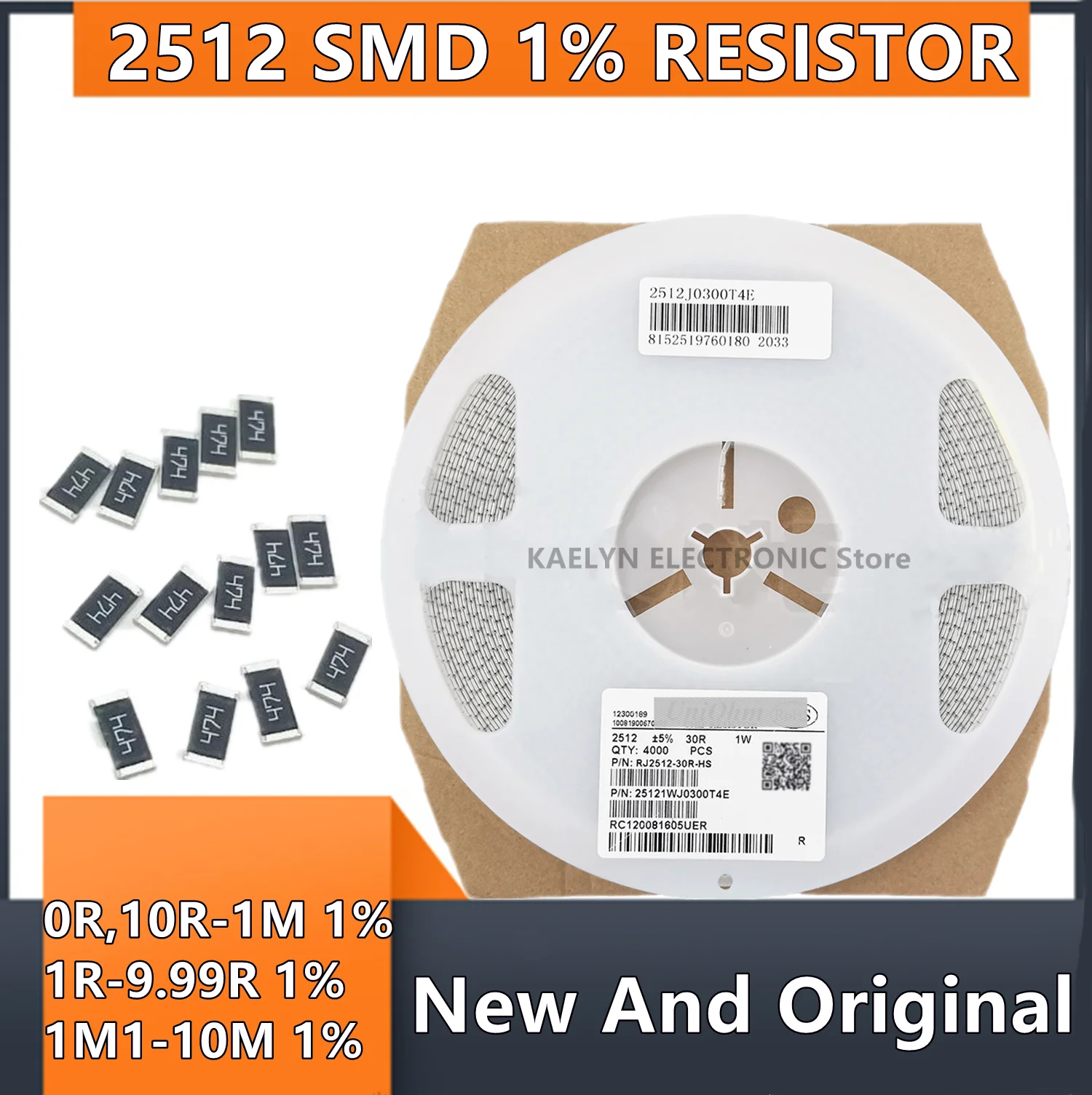 4000pcs 2512 1% SMD resistor 0R ~ 10M 1W 0 1 10 100 150 220 330 470 ohm 1K 2.2K 10K 100K 220K 1R 10R 100R 150R 220R 330R 470R 1M 100pcs 2512 1% smd resistor 0r 10m 1w 0 1 10 100 150 220 330 470 ohm 1k 2 2k 10k 100k 1m 0r 1r 10r 100r 150r 220r 330r 470r