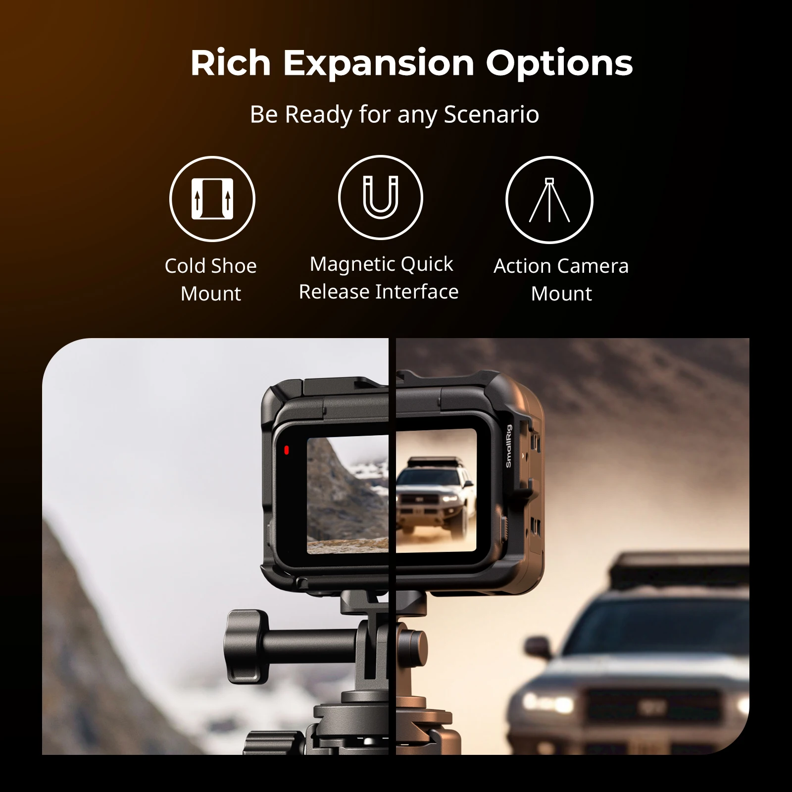 SmallRig Cage Insta360 Ace Pro 2/Ace Pro - Support Action Cam 360