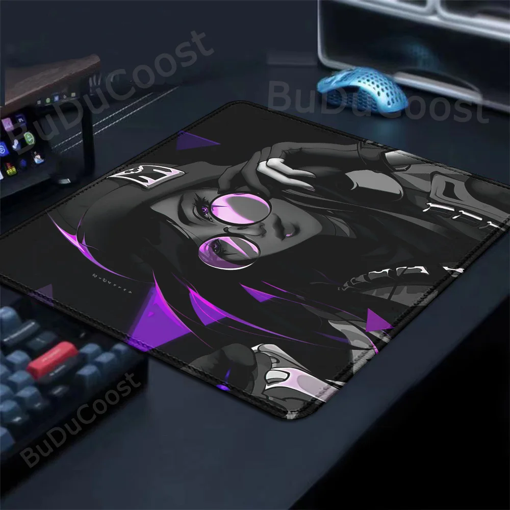 Kawaii Computer rutsch feste Tisch matte kleine Mäuse Pad Anime Valorant Schreibtisch Pad Gaming Zubehör Büro Natur kautschuk Mouse pad – Detail 21