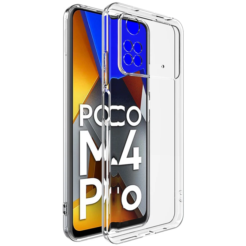Klare TPU-Silikon-Telefonhülle für Xiaomi POCO X4 Pro X5 M3 M4 Pro M5s X3 GT 5G C40 C55 Klare weiche Hülle