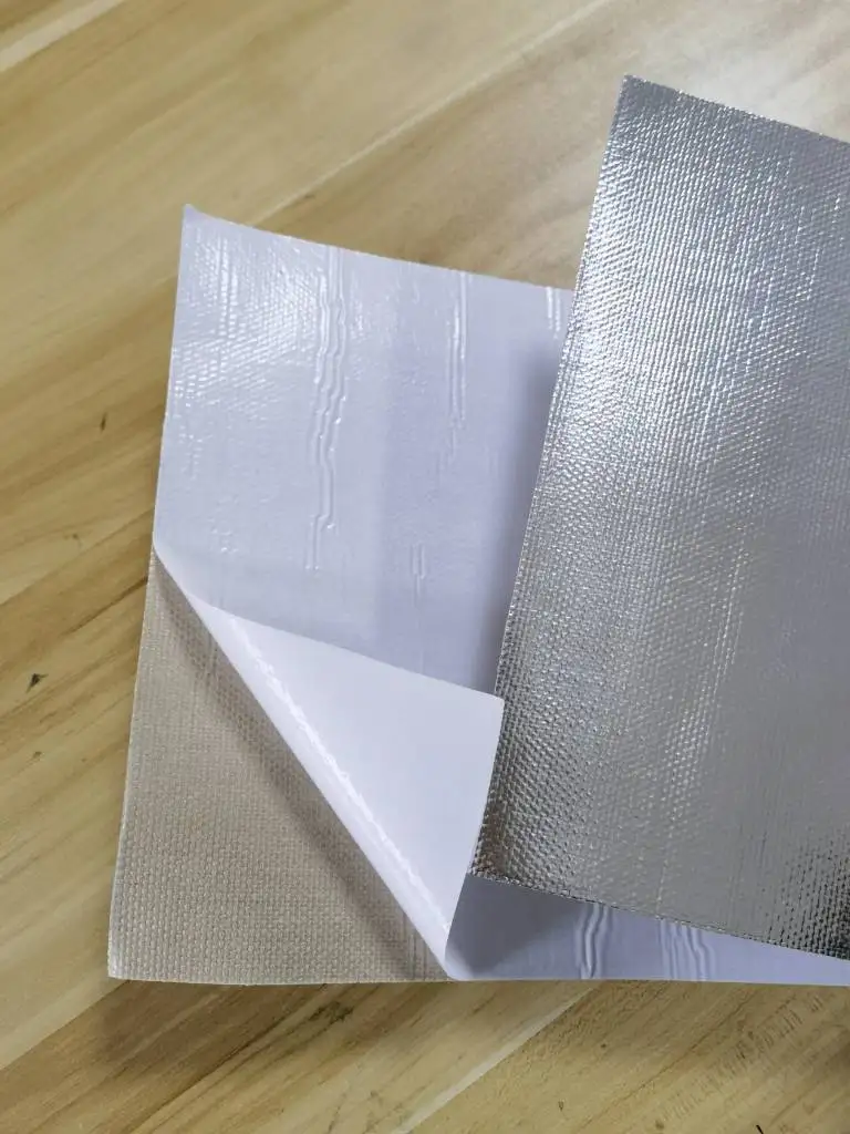 Auto Wärme Schutz Film Feuerfeste Wärmedämmung Matte Selbst-klebe Aluminium Folie Glasfaser Hohe Temperatur Beständig Tuch – Detail 13
