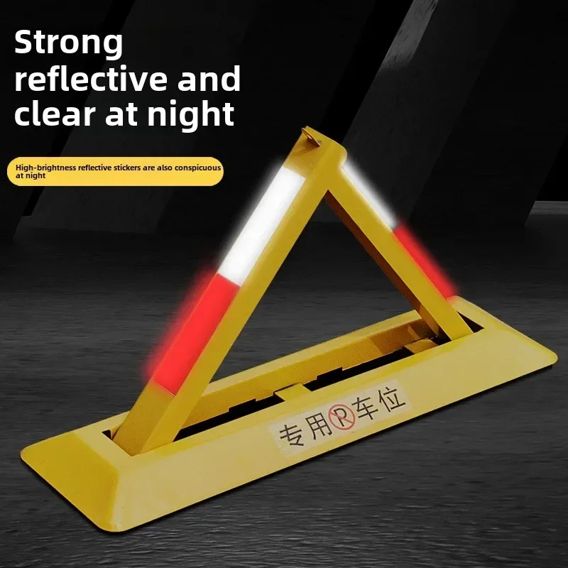 Parking Lock Anti-collision and Anti-compression Floor Lock Garage Underground Parking Triangle