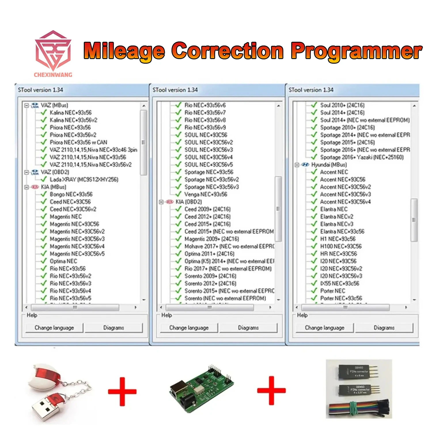 Mtool-V1-64-Kilometercorrectie-Aanpassing-Programmeur-Software-Dongle ...