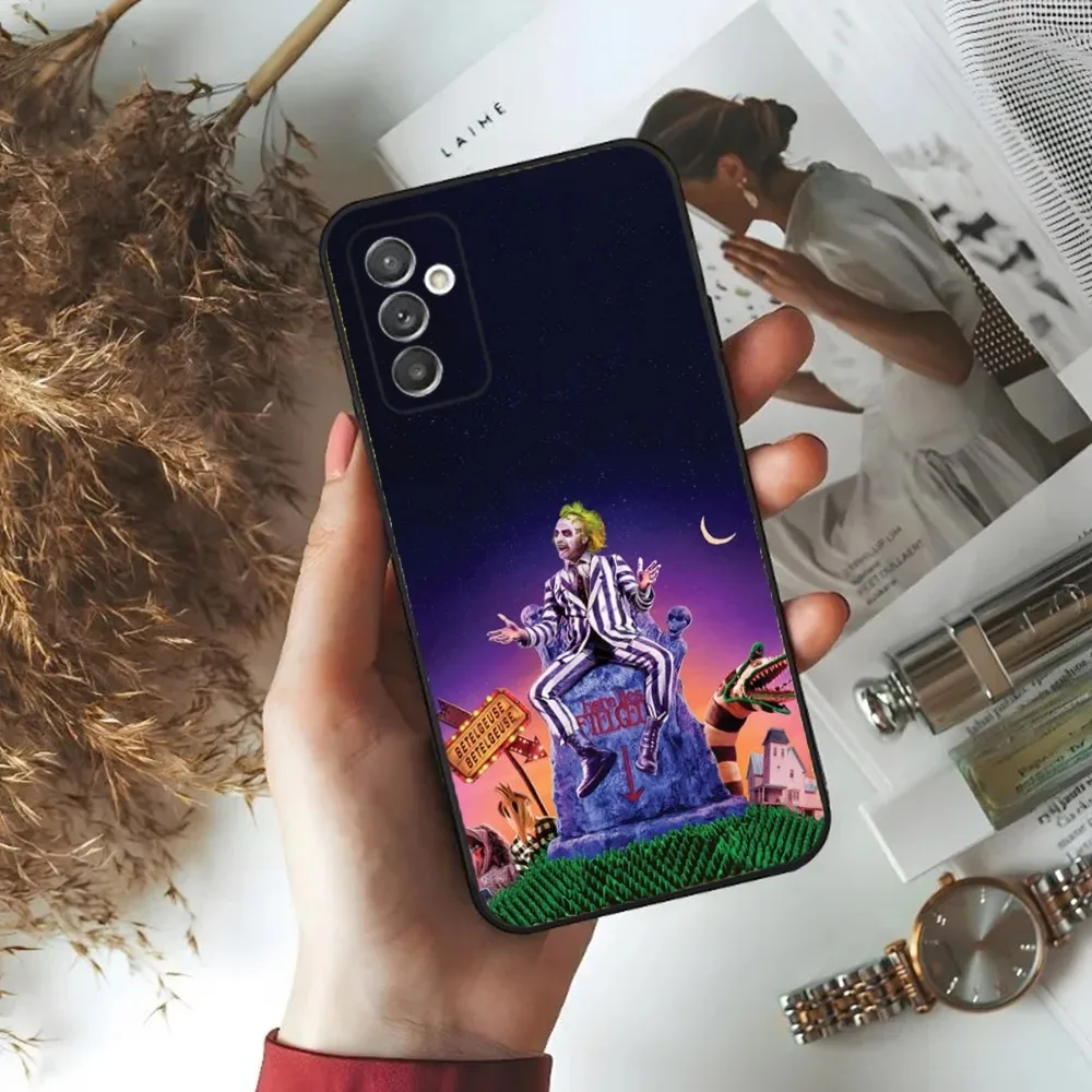 thumbnail image 1 of Funda blanda negra B-Beetlejuices 2 para Samsung S24,23,22,30,21,10,9,Ultra,Plus,Lite,FE,5G, 1 of 4
