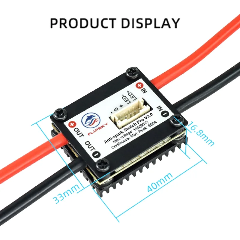 AED2-FLIPSKY Anti Spark Switch Pro V3.0 Ebike /스쿠터/로봇/전기 스케이트보드 롱보드용 접촉 보호기 교체