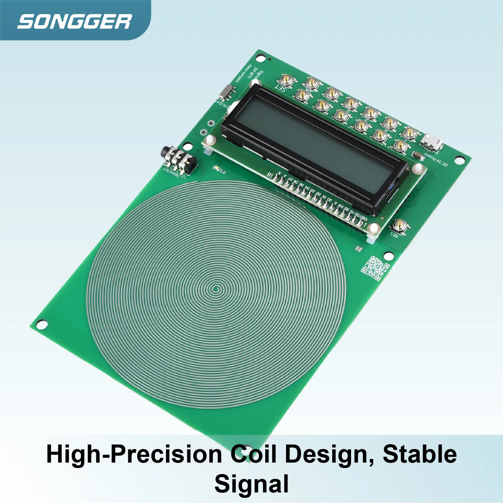 Generatore di segnale sinusoidale a bassa frequenza 0.1Hz 30000Hz modalità risonanza Schumann 7.83Hz modulo regolabile con displ - immagine 2