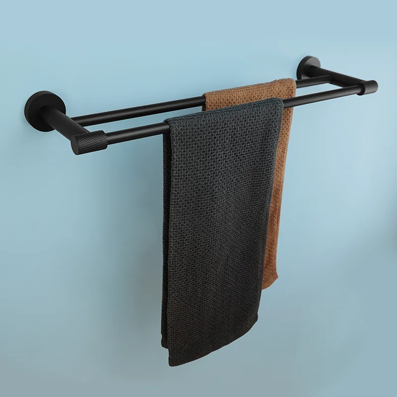 Wall Mount Stainless Steel Towel Bar Holder Toilet Roll Holder Bathrobe Hook Hanger Toilet Brush Bathroom Accessories Set