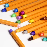 10 цветов/18 цветов/24 цвета, набор тонких ручек, водостойкая маркировочная ручка, необходимая для студентов, рисование заметок, эскиз, канцелярские товары, подарок