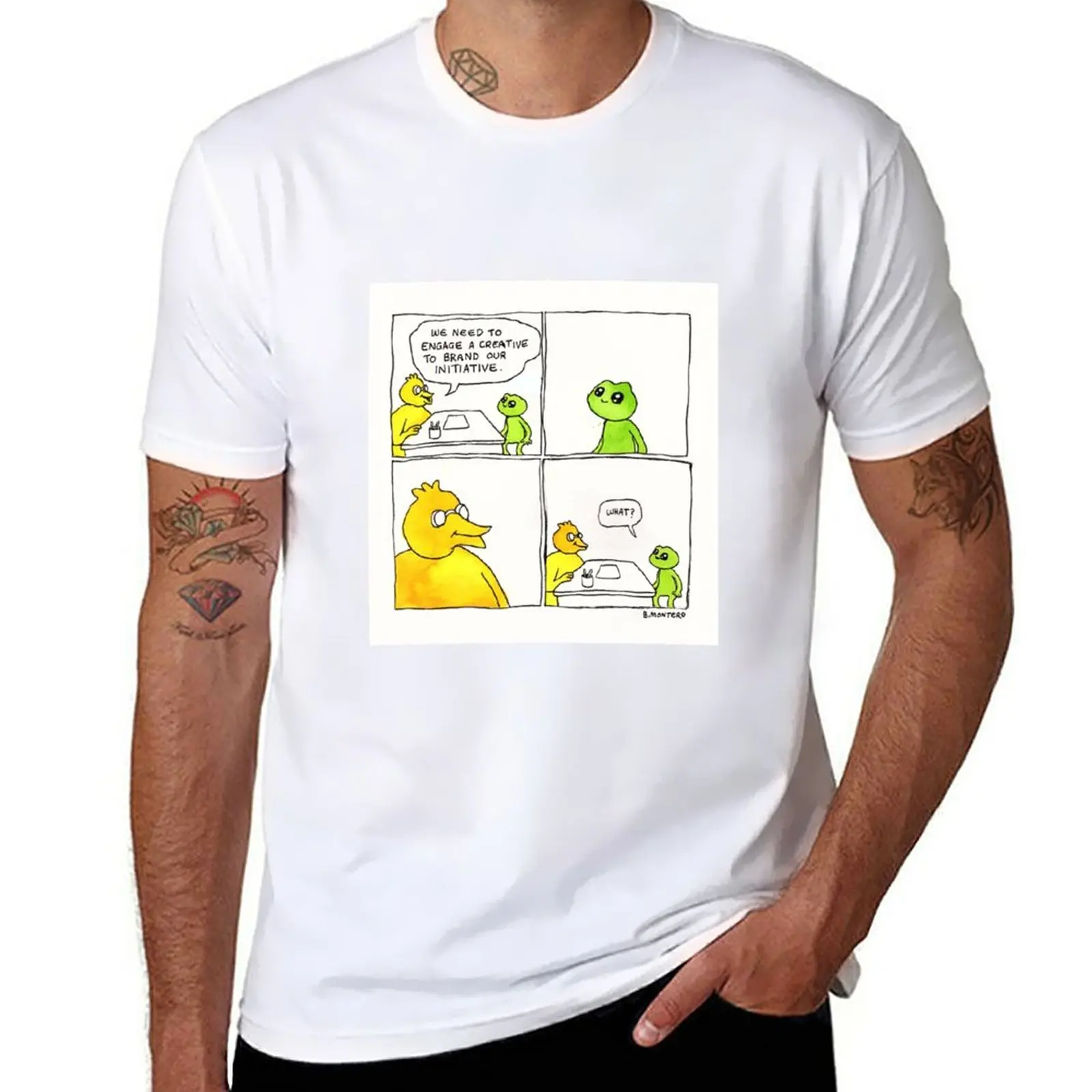

Brand our initiative T-Shirt shirts graphic tees quick-drying mens clothes