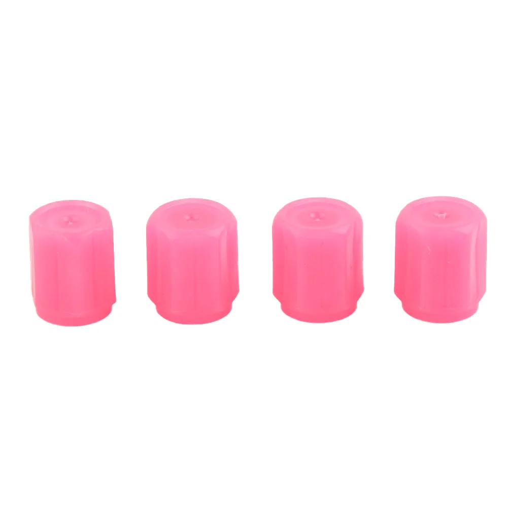 

Tire Valve Enhance Your Car's Look and Performance with 4Pcs Universal Pink Fluorescent Valve Covers for Your Tires