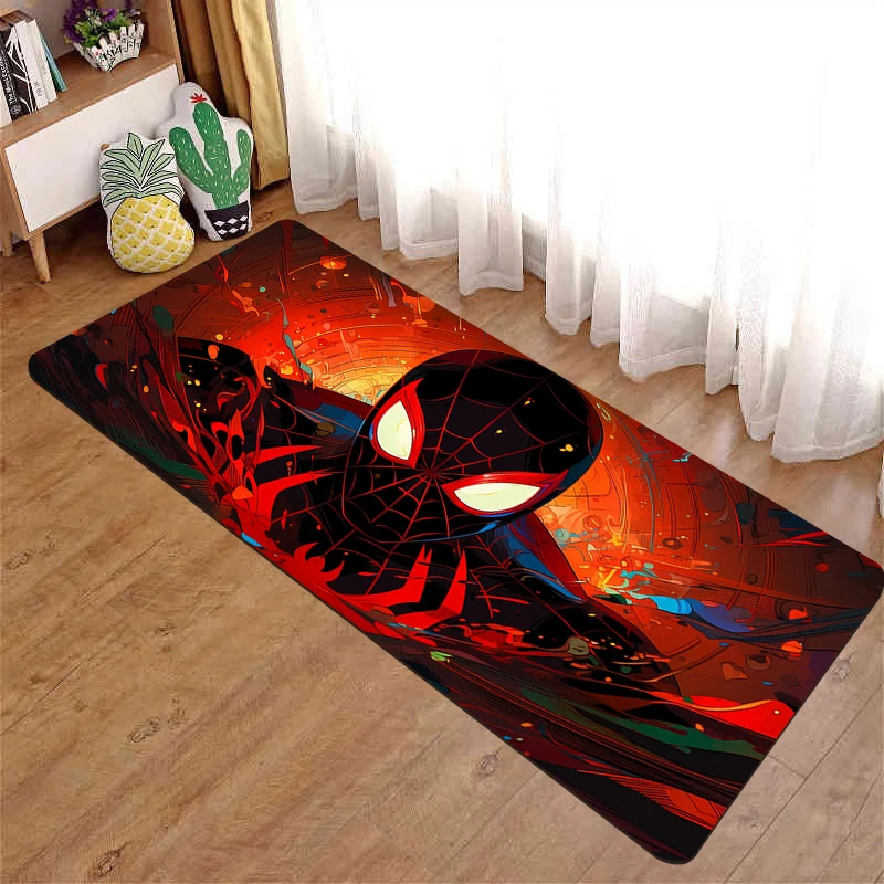 

Spider-Man Carpets Home Welcome Mat Bathroom Carpet Room Rugs Cute Entrance Doormat Bath Mats Foot Kitchen Prayer Door Rug Gift