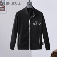 Plein Skull Spring and Autumn Round Neck Suit Men's Casual Daily Coat Casual Pants Hip Hop Party Suit Luxury Brand M-XXXL 2