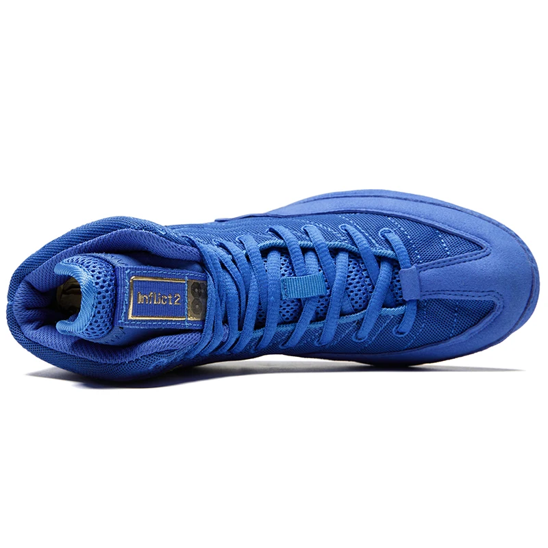 Men Women Child Boxing Boots Rubber Outsole Breathable Wrestling Boots Women Fitness Squats Strength Training Shoes Wrestling