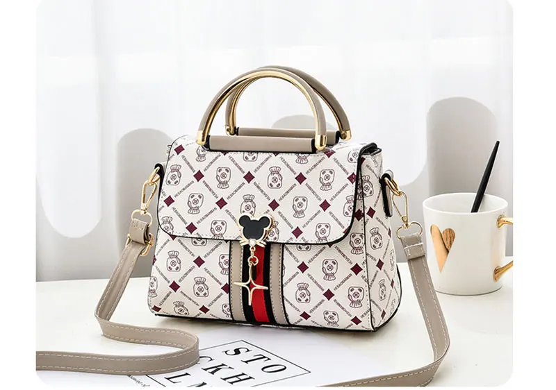 New Shoulder bag Women bag tote luxury designer handbag women Handbags leather Printed monogram single shoulder straddle bag
