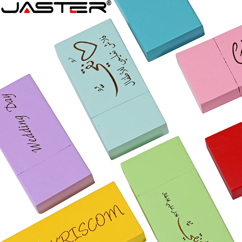 USB Flash Drive Flash Drive JASTER 64GB 32GB Wooden USB Flash Drive