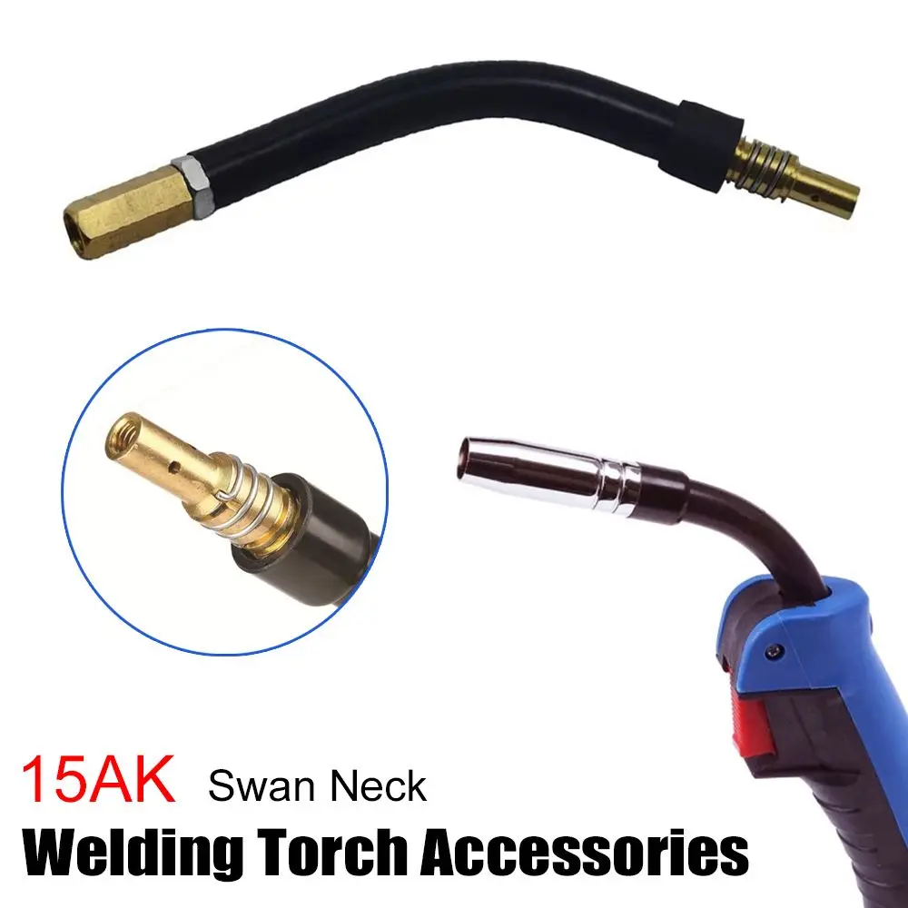 

1pc 15AK Welding Torch Swan Neck Welding TIG Torch Consumable Brass MIG MAG Welder Accessory MB15AK Assembly Soldering Supplies