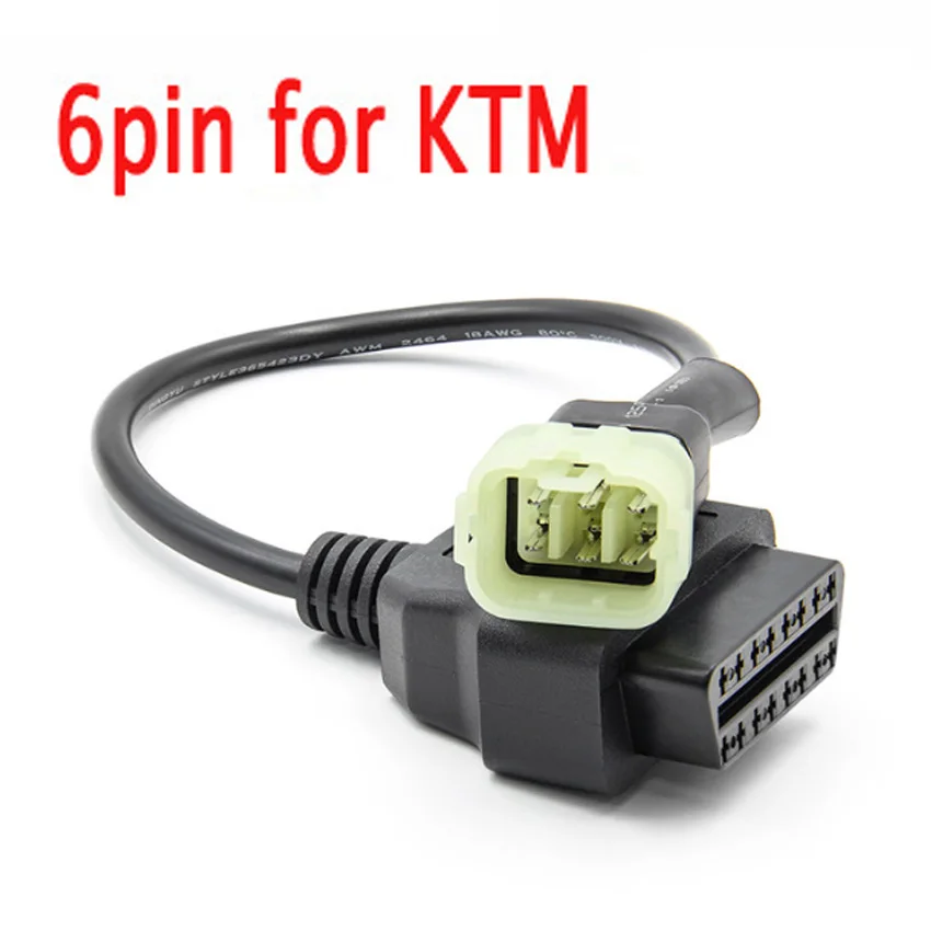 12 типов EFI мотоциклетный 3Pin 4Pin 6PIN OBD кабель для Kawasaki KTM Suzuki Harley 4P 6P разъем для Yamaha Honda к OBD2 16-контактному адаптеру (art.: 3920b2dcaad09) - 3920b2dcaad09