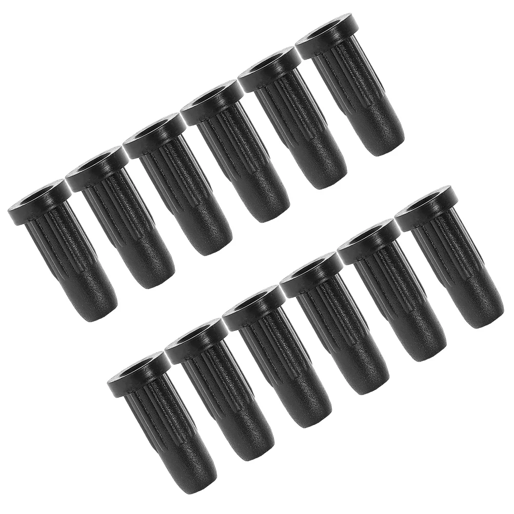

12 Pcs Chair Cover Wheel Stopper Protective Limiter Protector Plastic Stool Swivel Caster Supply Case