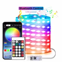 Smart USB Bluetooth App Control LED String Light Waterproof Outdoor Fairy Lights For Party Christmas Tree Lights Wedding Decor - Image 6