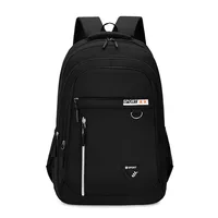 Big Capacity Men Backpack Oxford Black Solid High School Bags Teen College Student Back Pack Multifunctional Bagpack Backpacks 2