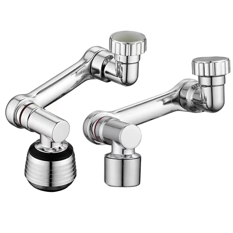 

Mechanical arm 1080° Rotate Aerator Dual Mode Universal Splash Filter Faucet Outlet Bathroom Basin Kitchen Tap Accessories