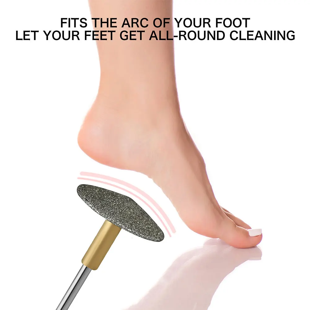 Vnjaoi diamond manicure foot cuticle cleaning tools manicure knife head