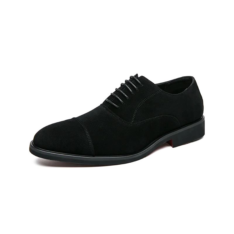 Italian Brand Men's Suede Shoes Banquet Dress Shoes Pointed Formal Shoes Formal Occasions Men's Business Shoes Non Slip