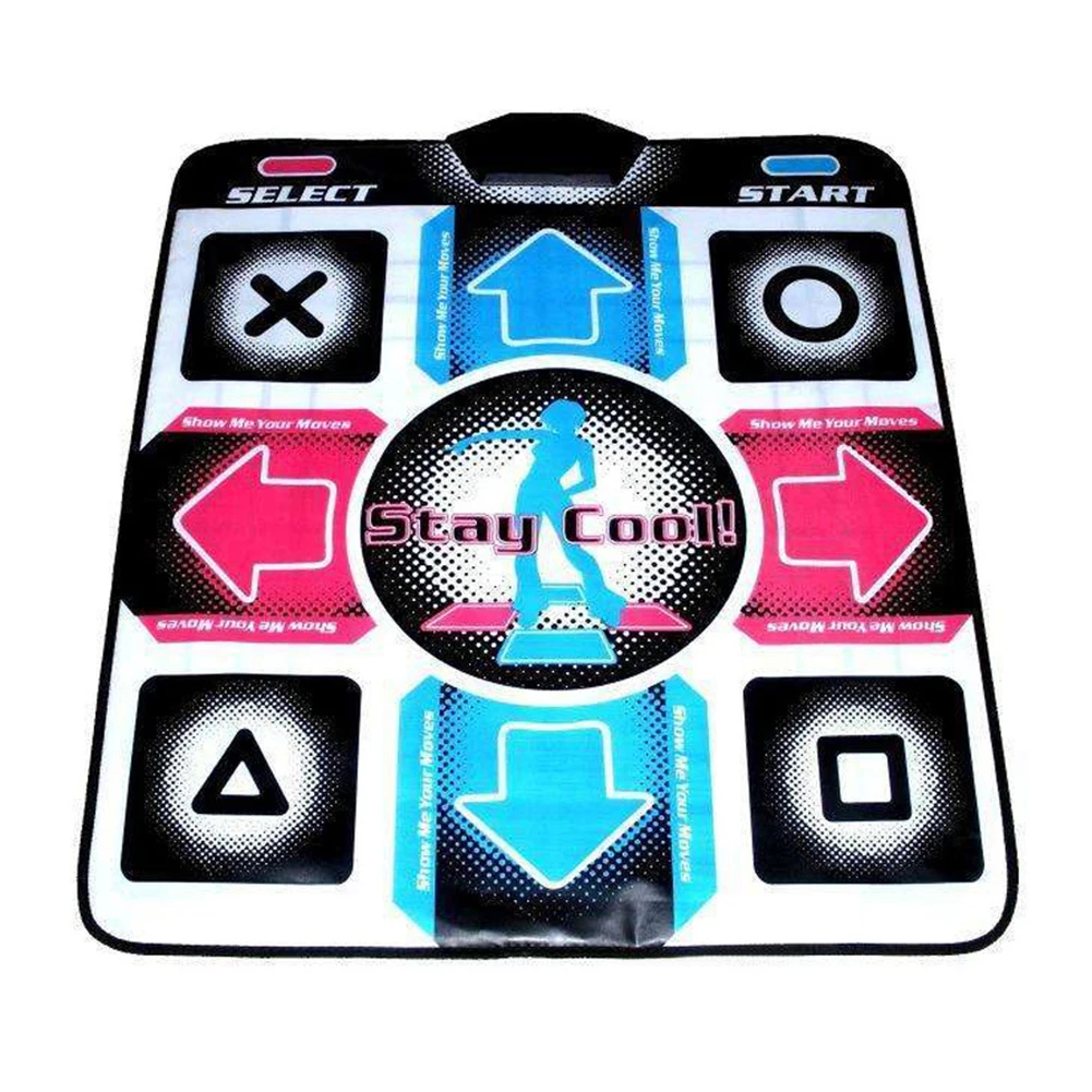 USB Wired Dance Mats Non-Slip Dancing Pad Foot Print Moves Step Arcade Game Fitness Dancer Blanket for PC Laptop Video Games dance mats