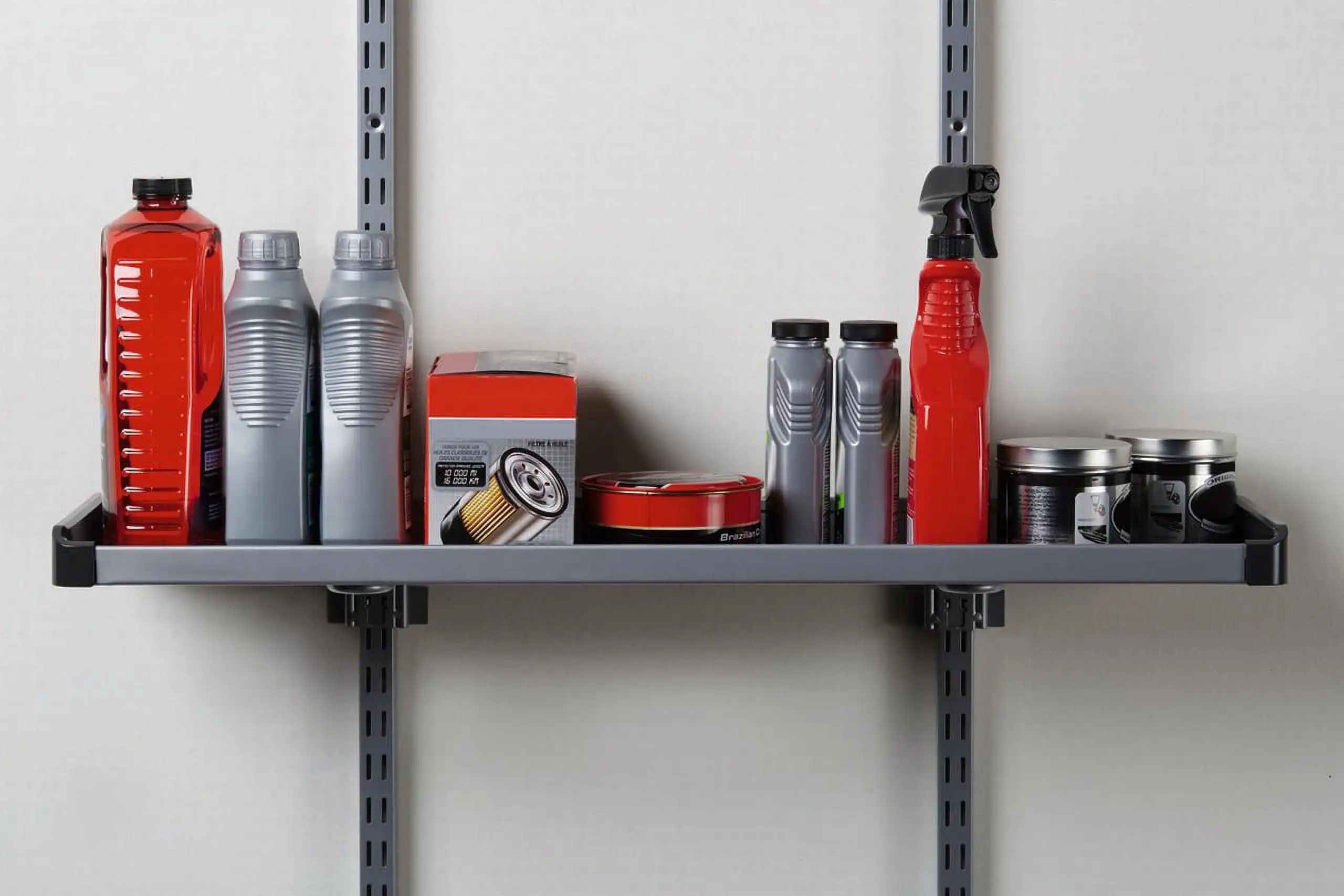 

Rubbermaid Fast Track Garage Steel Multipurpose Shelf (Holds up to 50 lbs), Garage Organization