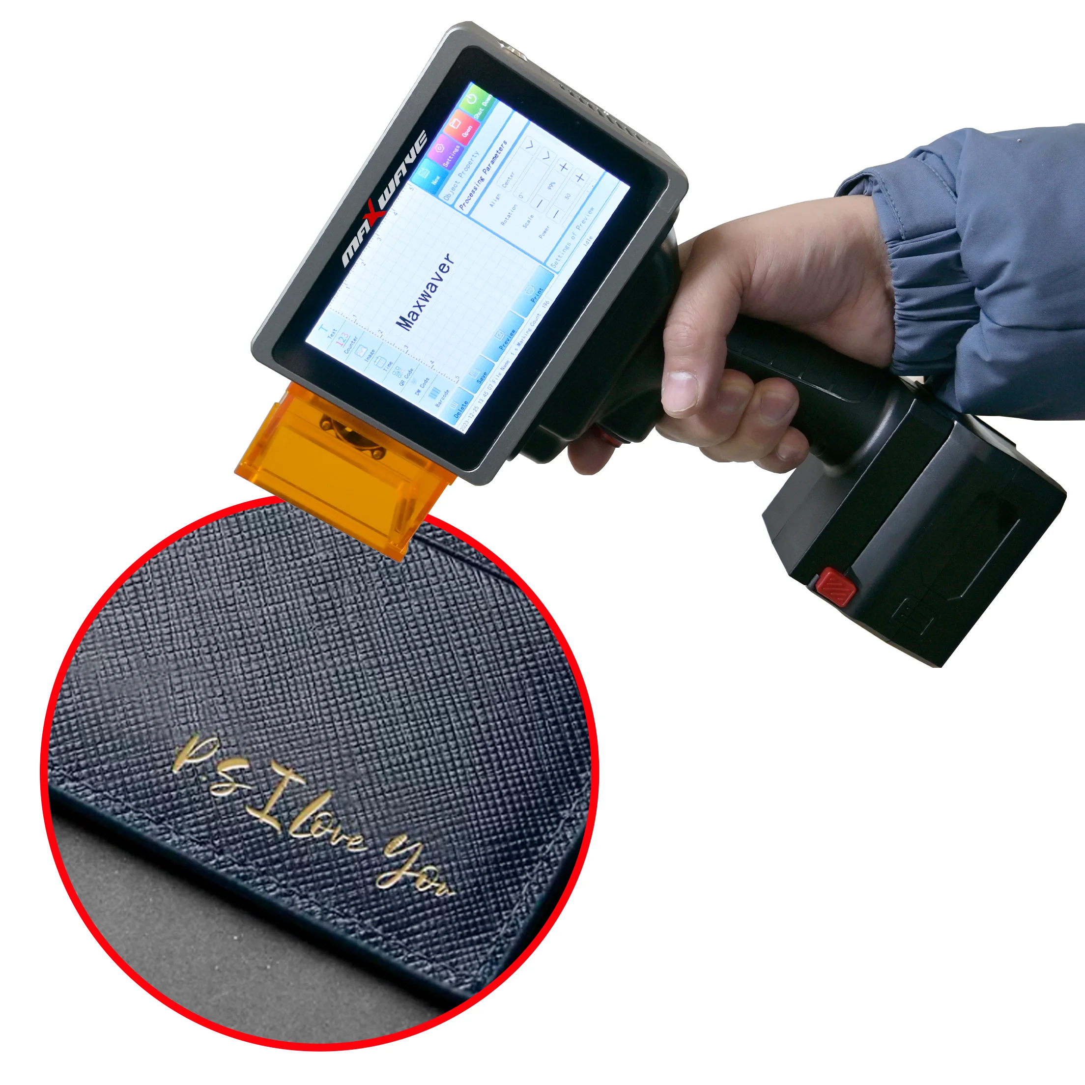 

12,7 мм ручной пистолет для струйного принтера, портативный для металла, Дата истечения срока годности, штрих-код, QR-код, номера партии, Лучшая цена, печать логотипа