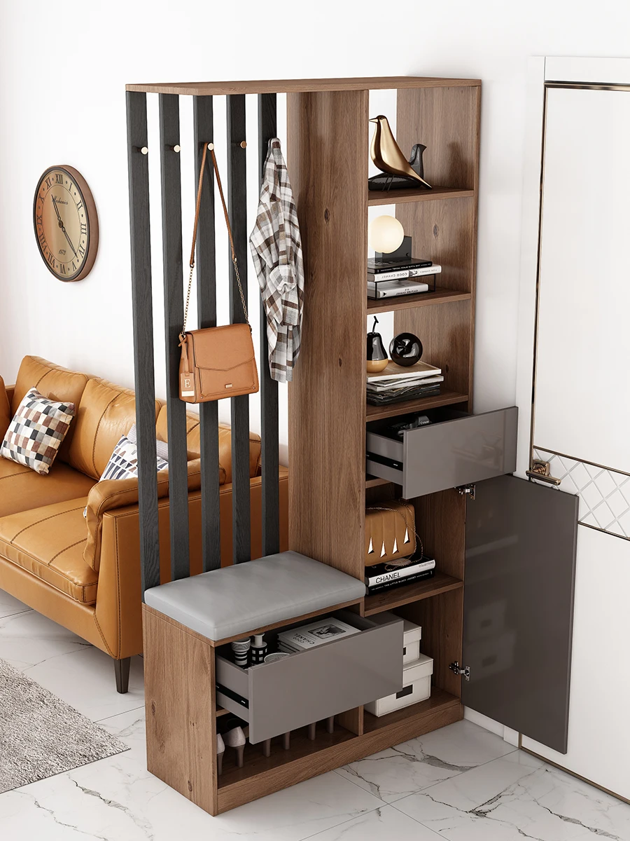 

Modern minimalist room cabinet, hallway cabinet, partition cabinet, screen, hall cabinet, shoe cabinet, integrated coat rack