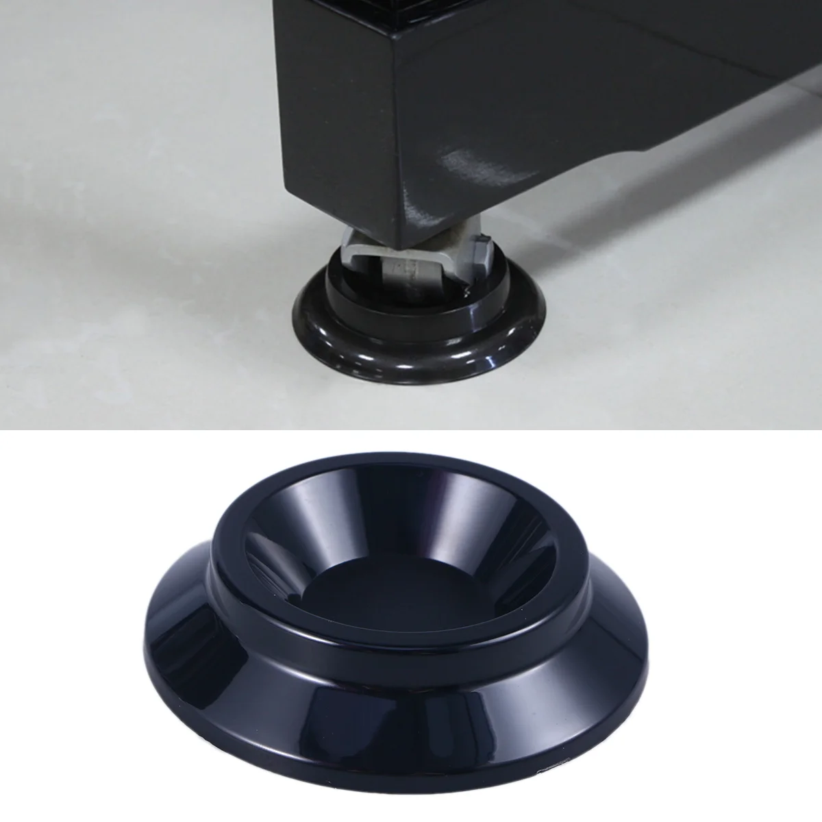 

4 PC Piano Caster Cups Upright Footsteps Non-slip Floormat Household Mats Furniture Feet Pads