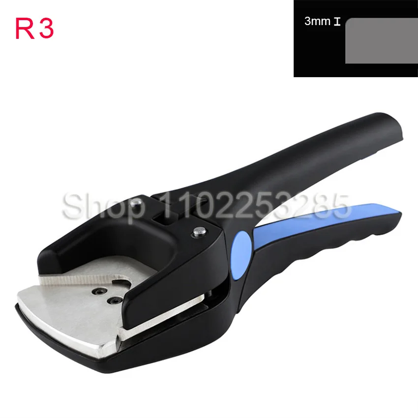 R3 R5 R10 코너 홀 펀치 대형 배지 슬롯 펀치 코너 라운더 펀치 커터 (PVC 카드 태그, 사진용) 헤비 듀티 클리퍼