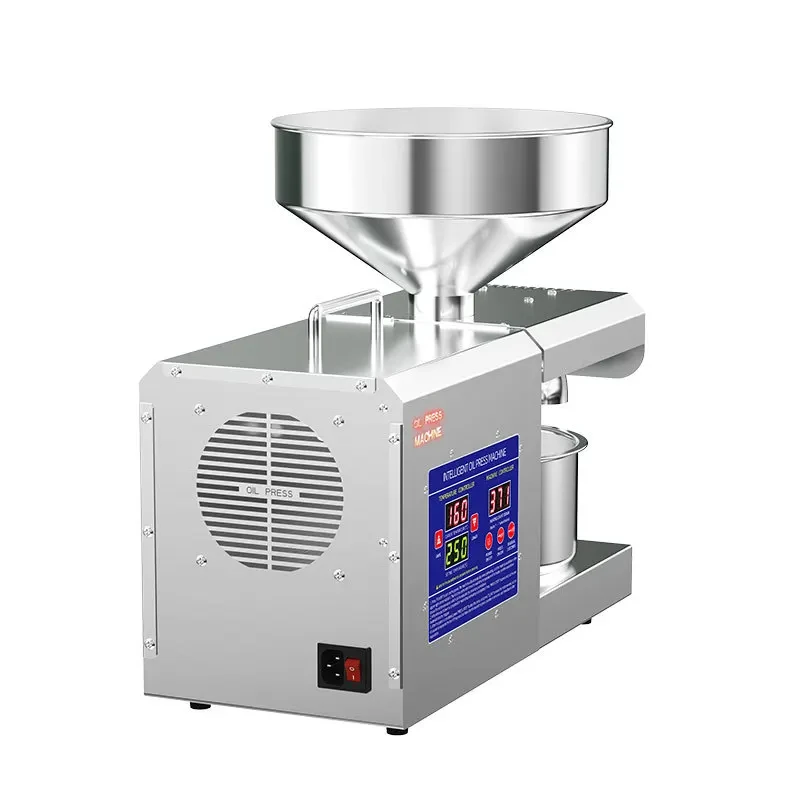 Fully automatic cold oil press, sunflower seed oil press, olive coconut oil press YX123TB 5