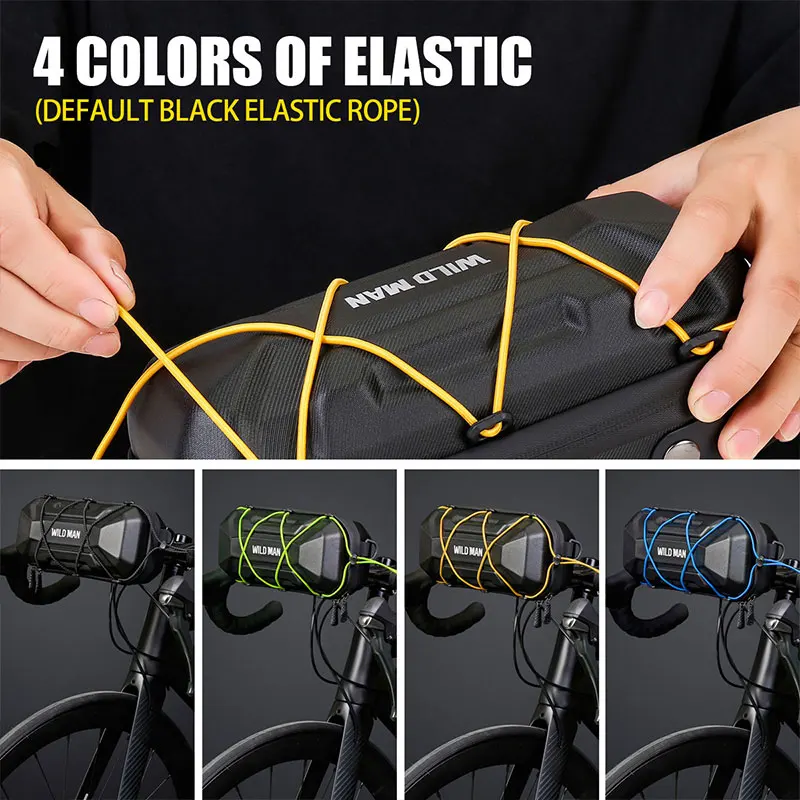 WILD MAN クイックリリース 防雨 自転車ハンドルバーバッグ 自転車 WILD MAN クイックリリース 防雨 自転車ハンドルバーバッグ 自転車