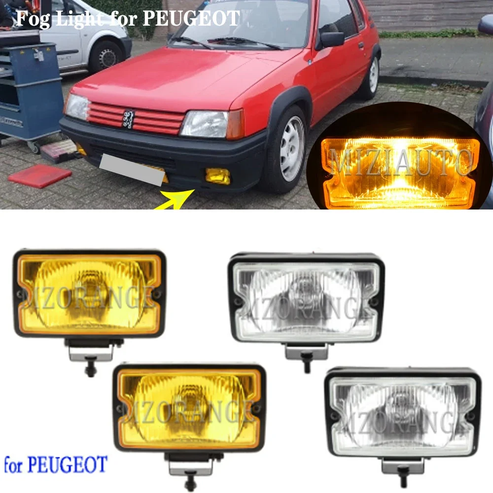 Front Spotlight Fog Lights For PEUGEOT 205 GTI CTI 106 306 Mi16