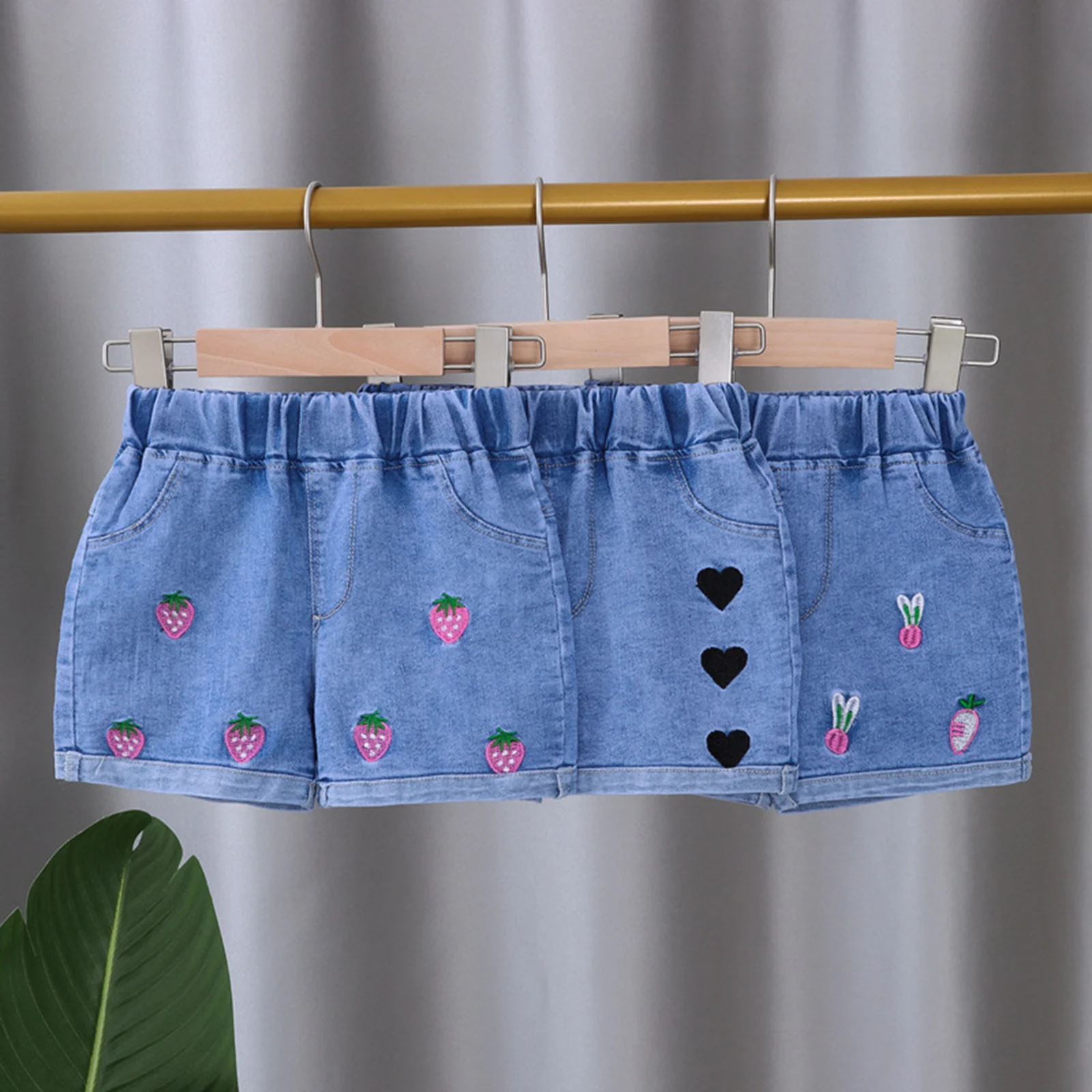 Baby Girls Cute Pattern Embroidery 