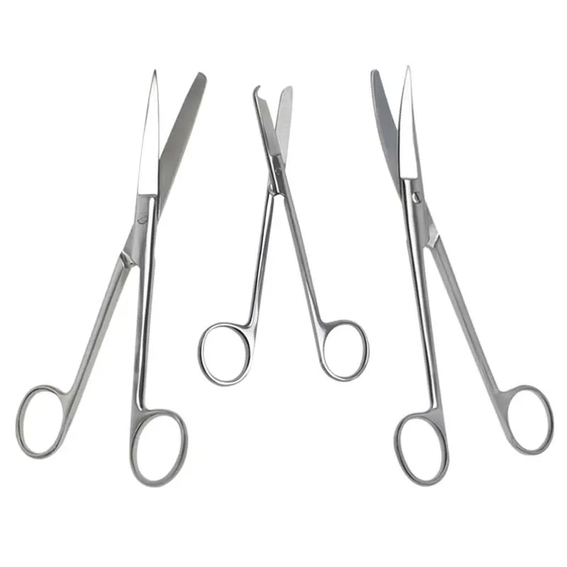 Stainless Steel Remove Suture Scissors Surgery Wire Cutter Straight Curved Scissors Orthopedic Surgical Instrument pet