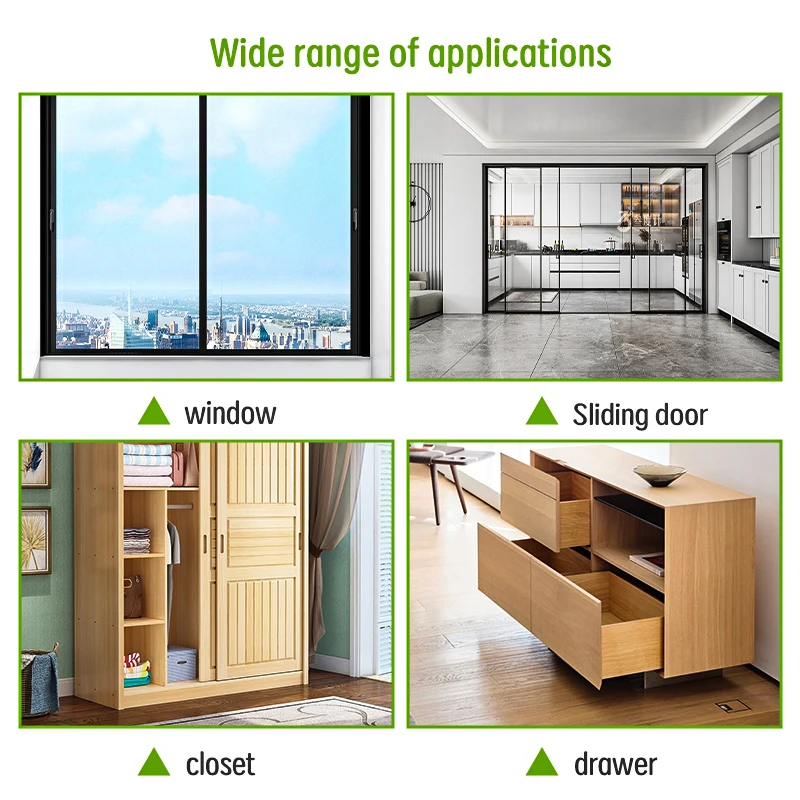 Baby Safety Slide Window Locks MIRTHBABY For Kids Patio Closet Doors Sliding Glass Door Child Lock