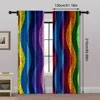 2pcs, Drapes Abstract Colorful Polka Dot Pattern Durable Polyester,Without Electricity Birthday Party for Living Room, Outdoor 5