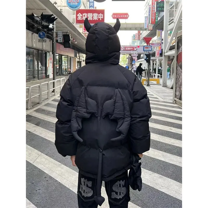 Roadman Uk Drill Coat Hip Hop Parka Jacket Horns Jacket Coat