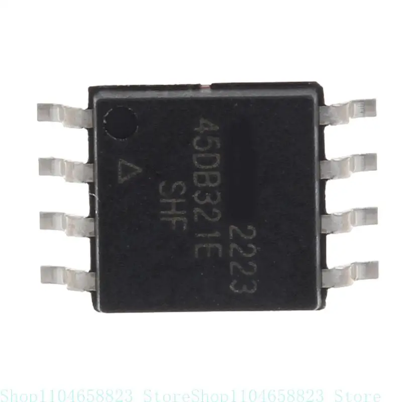 AT45DB321E-SHF-T 45DB321E-SH AT45DB321 SOP8 Serial Flash Memory 32MB bytes x 8192 Pages for Data Storage Application