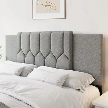Adjustable Tufted Upholstered Headboard 1