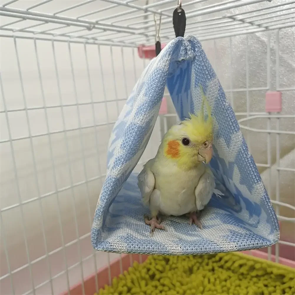 

Bird Parrot Nest Triangular House Bed Habitat Cave Hanging Tent For Budgies Parakeet Cockatiels Cage Accessories Wholesale