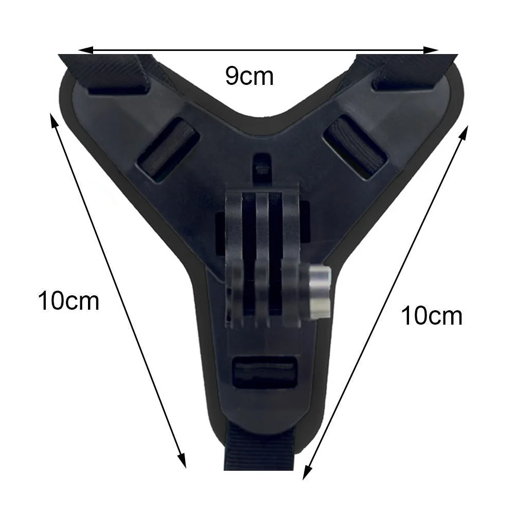 Support casque caméra action 360° réglable - Fixation poitrine téléphone